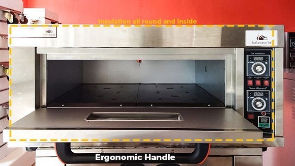 Bakewave Single Deck Oven with Open Door