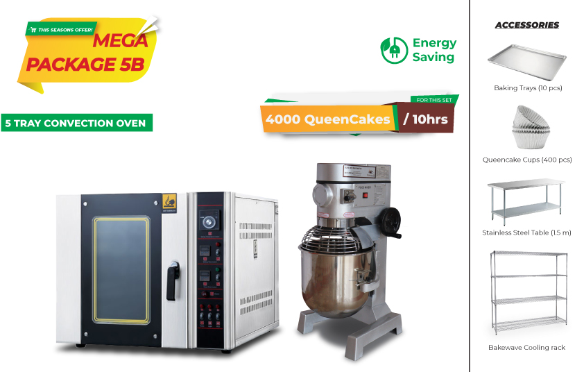 Mega Package 5b (4000 queen cakes/10hrs - Energy Saving)