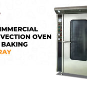 Commercial convection oven for baking